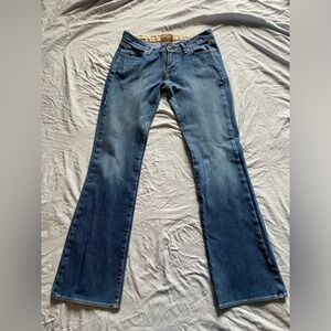Rich And Skinny Wide Leg Low Rise Jeans Size 26